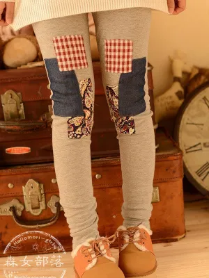 patchwork leggings