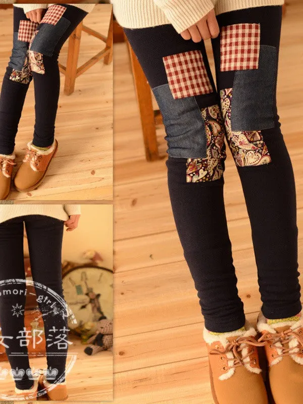 patchwork leggings