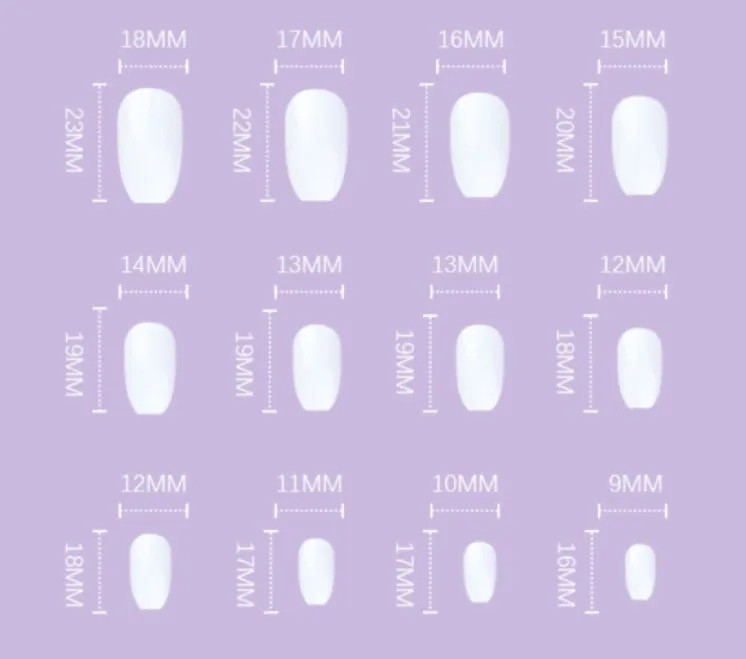 Pink Abstract Press On Nails