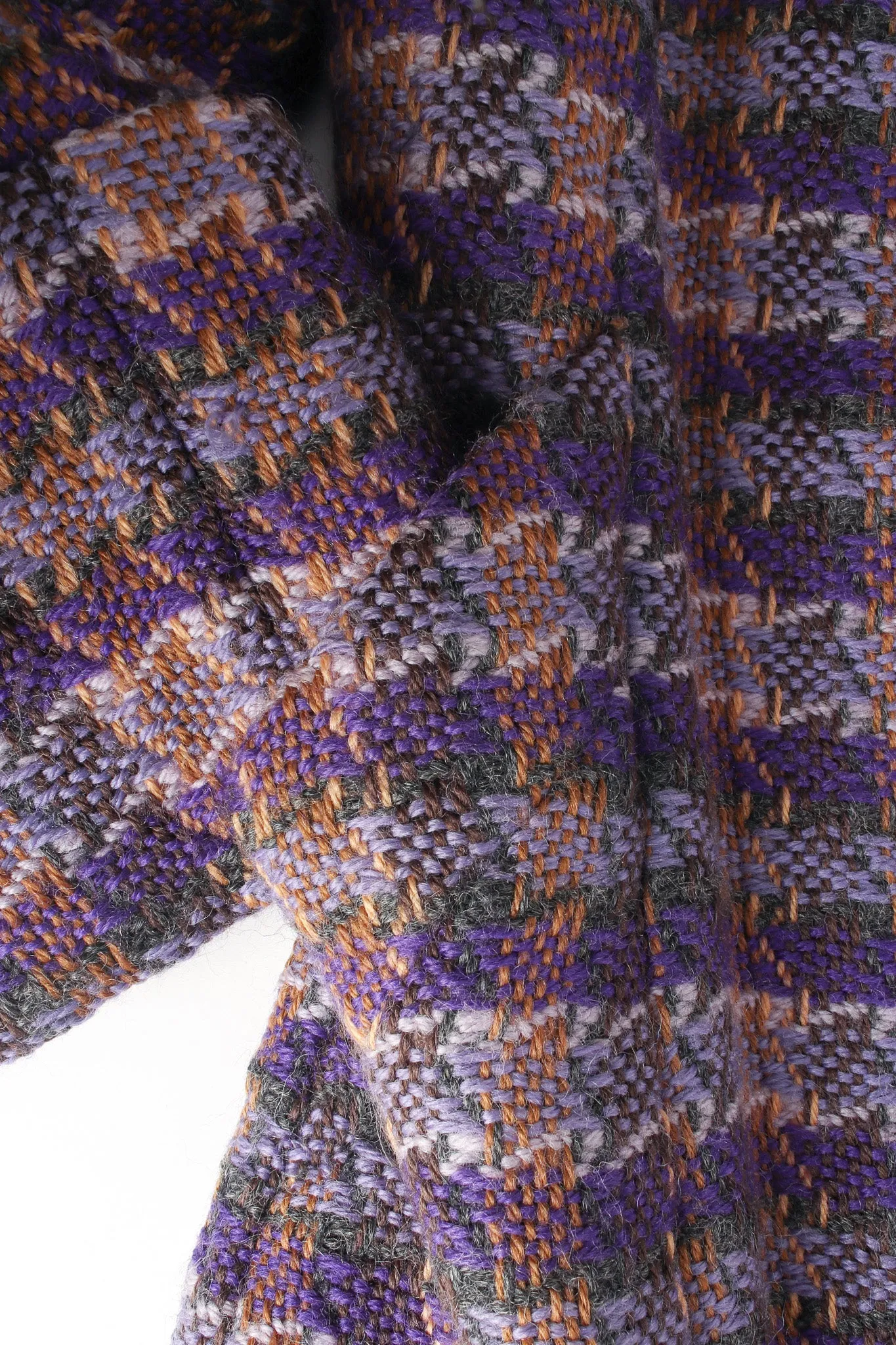 Plaid Tartan Wool Coat
