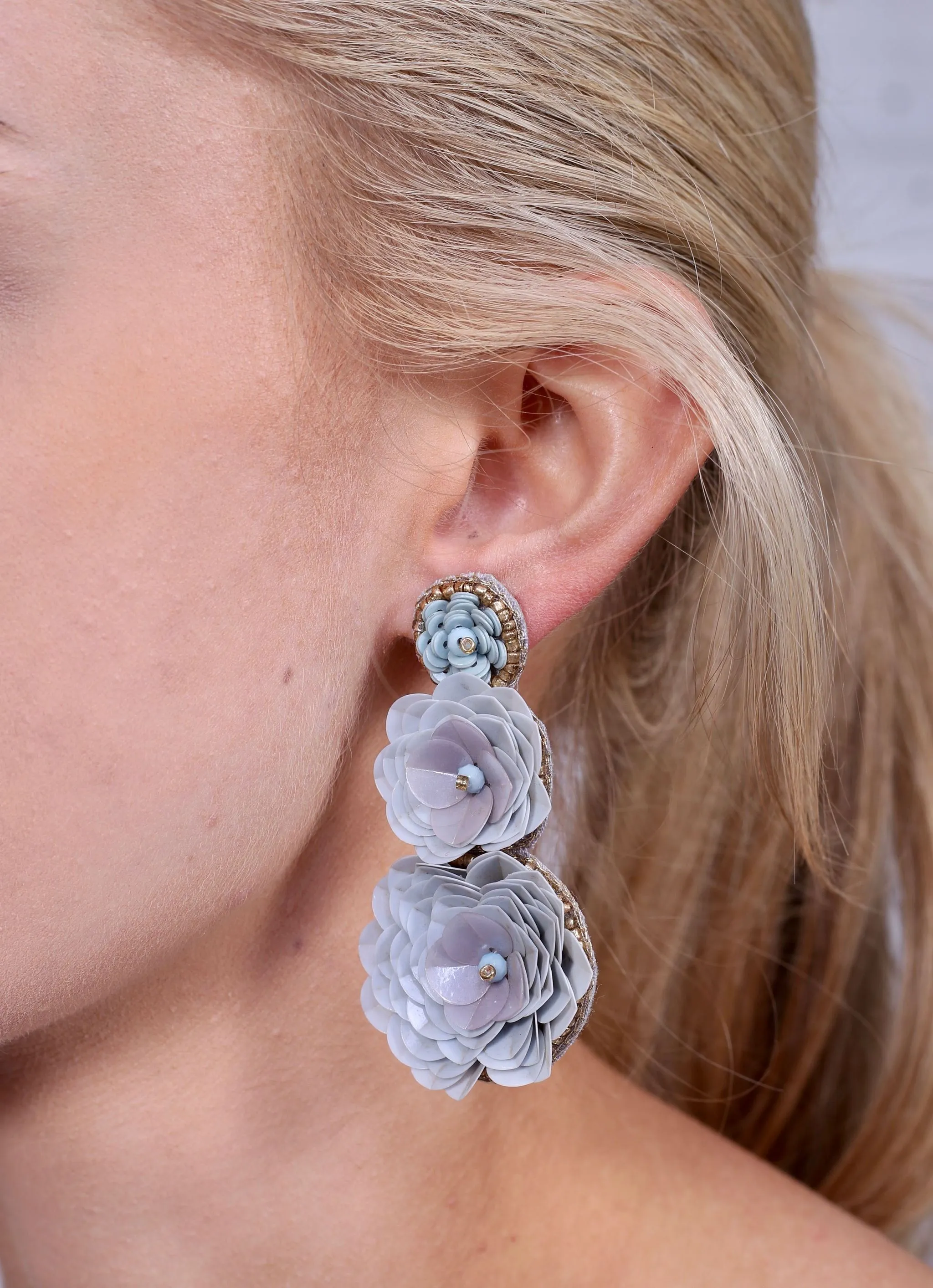 Port Allen Flower Drop Earrings -- 4 Colors!