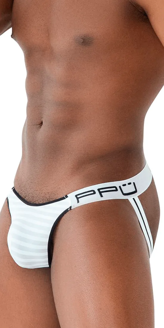 Ppu 2311 Microfiber Jockstrap White