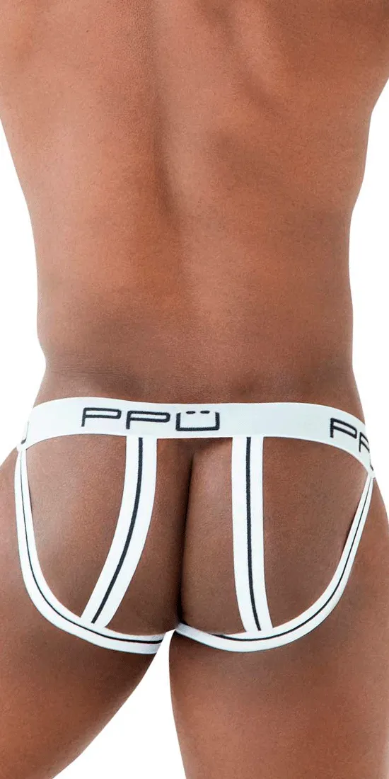 Ppu 2311 Microfiber Jockstrap White