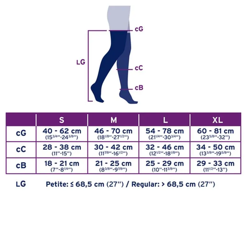 PR/1 JOBST ULTRASHEER WOMEN, THIGH HIGH, 20-30MMHG, MD, ESPRESSO, CLOSED TOE