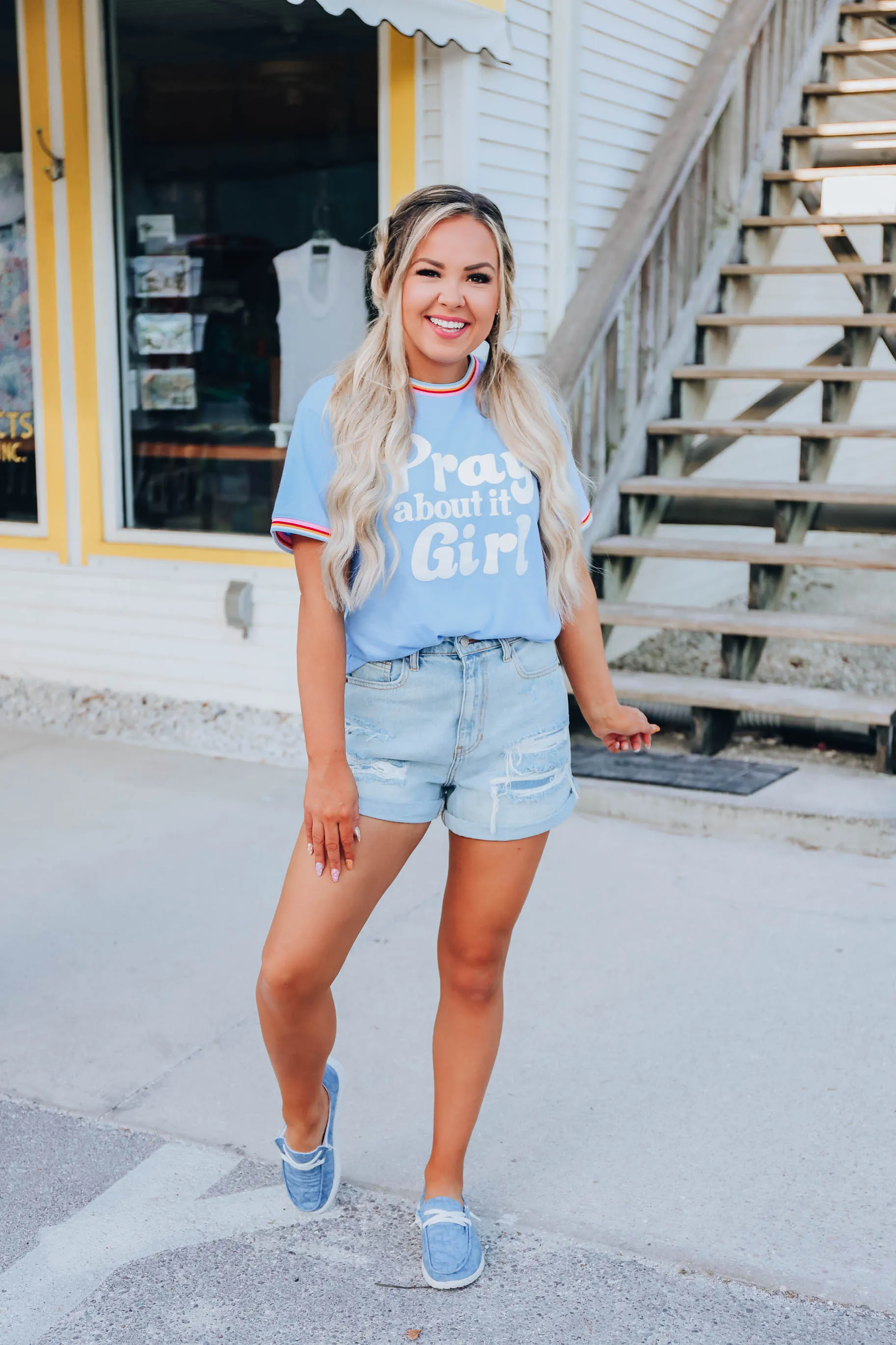 Pray About It Girl Graphic Tee XS- XXL