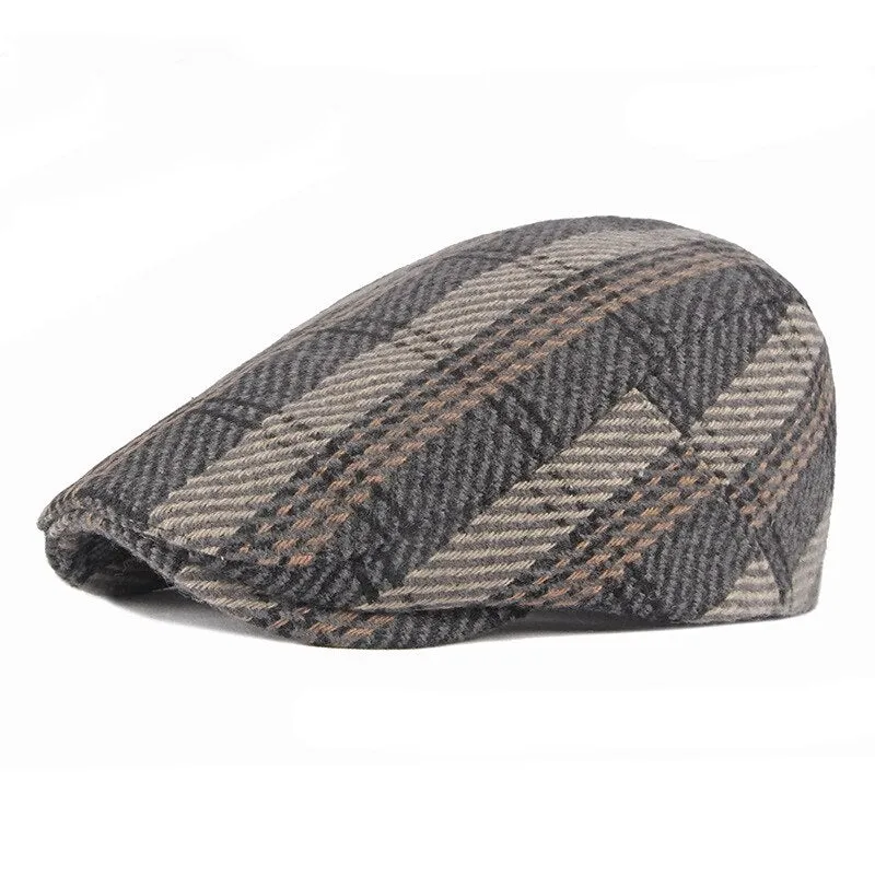 "Lenny's" Casual Cotton Flat Cap