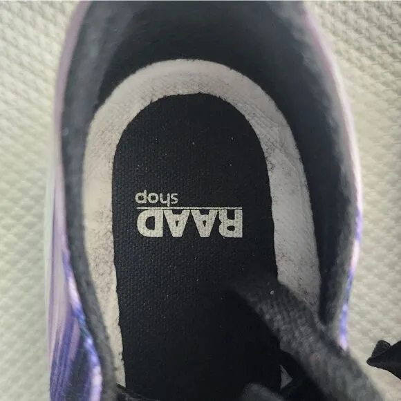 RAAD sneakers conceptual purple waves
