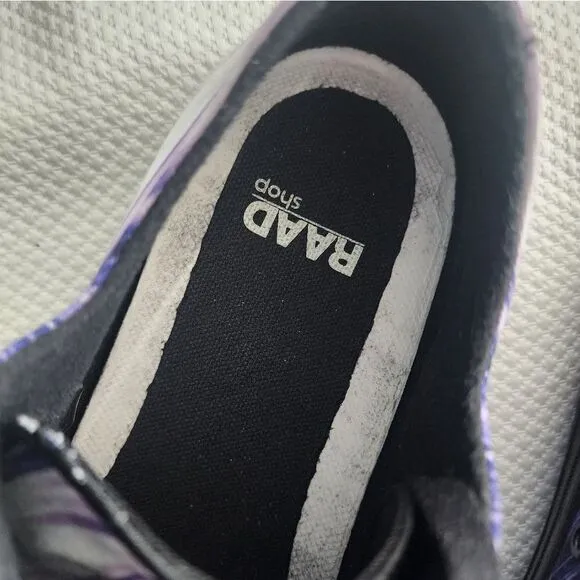 RAAD sneakers conceptual purple waves