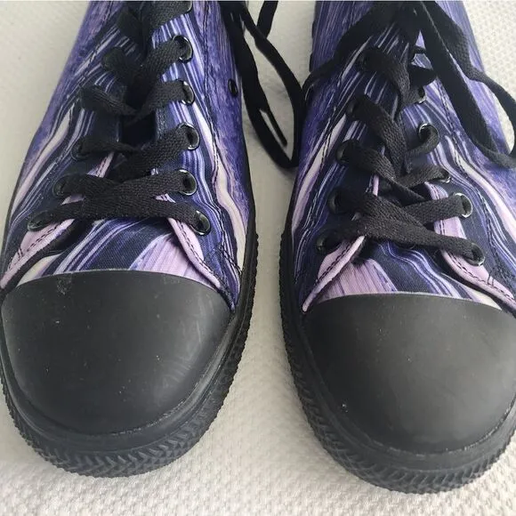 RAAD sneakers conceptual purple waves