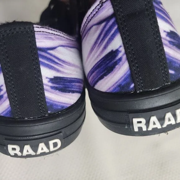 RAAD sneakers conceptual purple waves