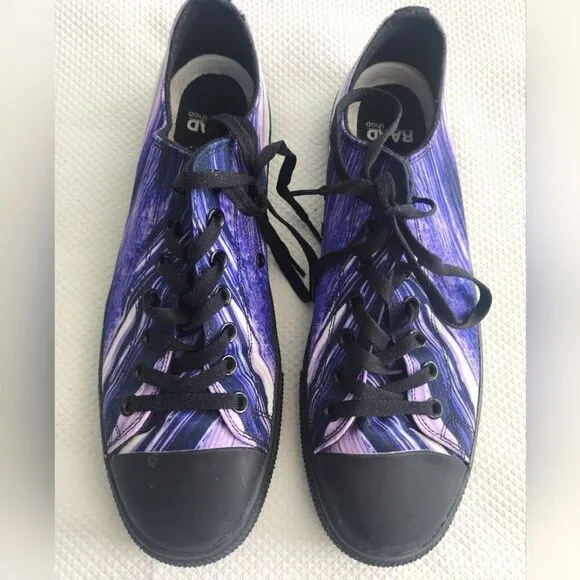 RAAD sneakers conceptual purple waves