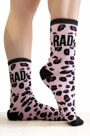 RAD Socks - Pink Leopard