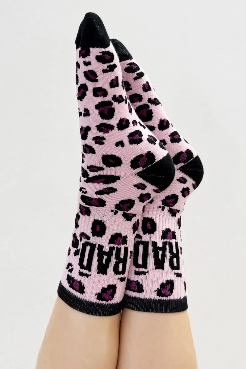 RAD Socks - Pink Leopard