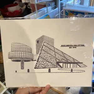 ROCK AND ROLL HALL OF FAME 8"x10" Print