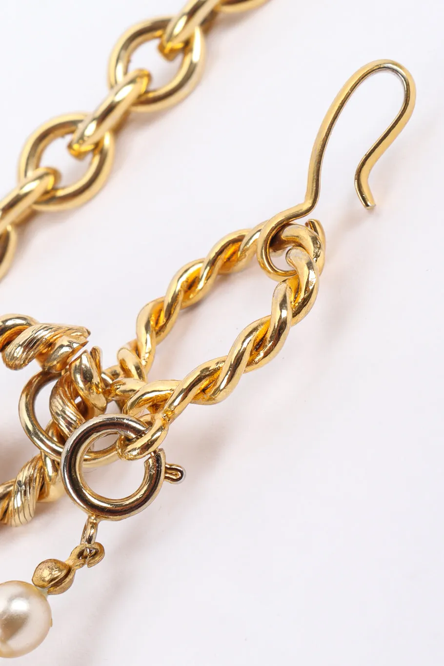 Rope Chain Pearl Necklace