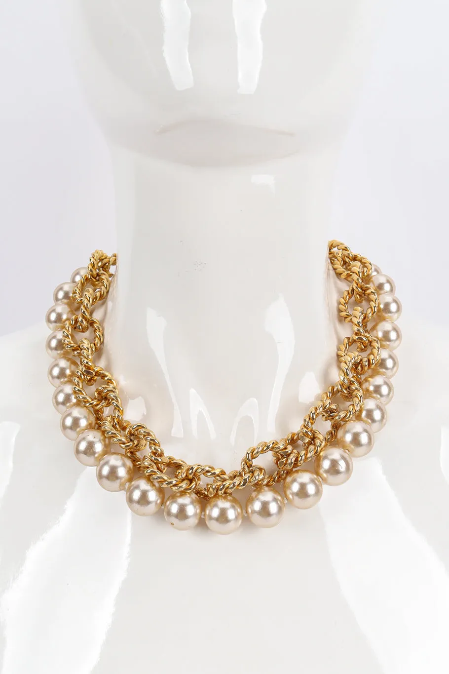 Rope Chain Pearl Necklace