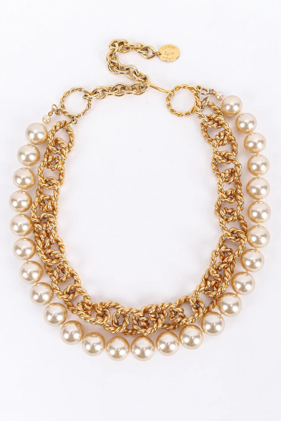 Rope Chain Pearl Necklace