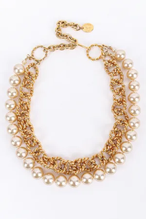 Rope Chain Pearl Necklace