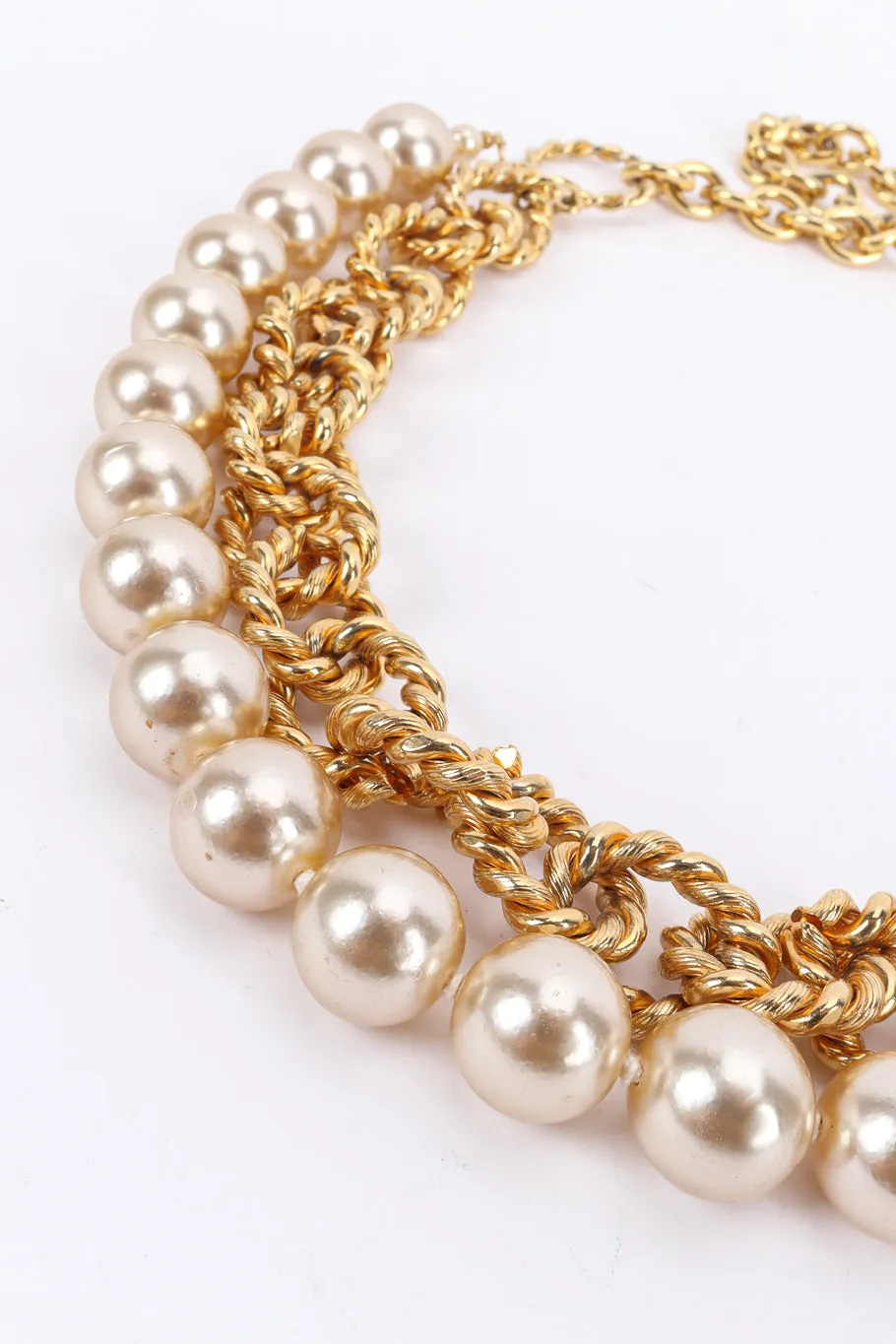 Rope Chain Pearl Necklace