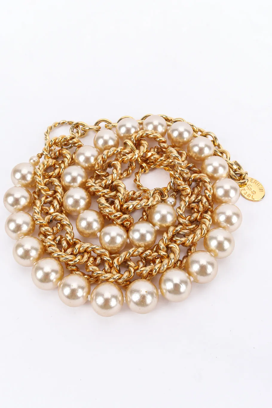 Rope Chain Pearl Necklace