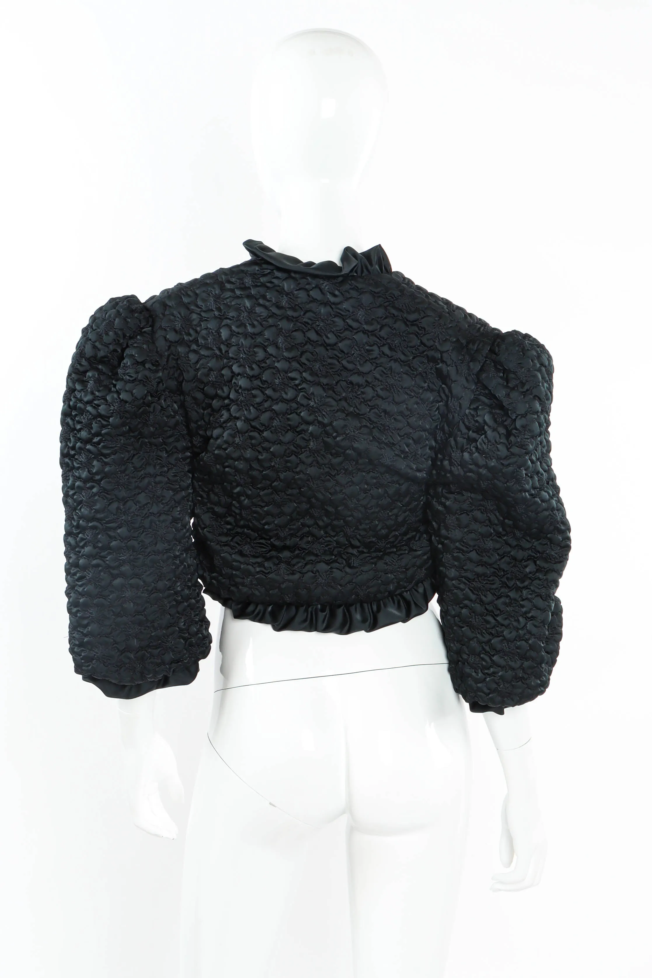 Ruffle Floral Bolero Jacket