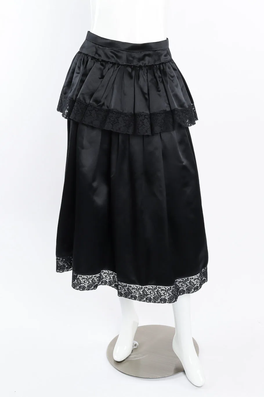 Ruffle Lace Tiered Skirt