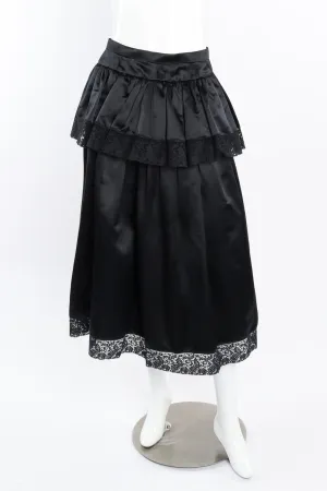 Ruffle Lace Tiered Skirt