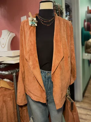 Rust Suede Jacket
