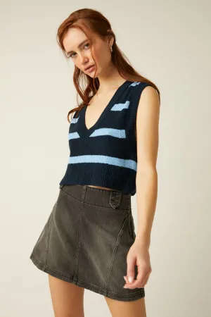SANTA MONICA VEST-NAVY DUSK COMBO