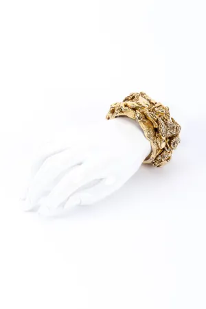 Sculpted Zodiac Cuff Bracelet