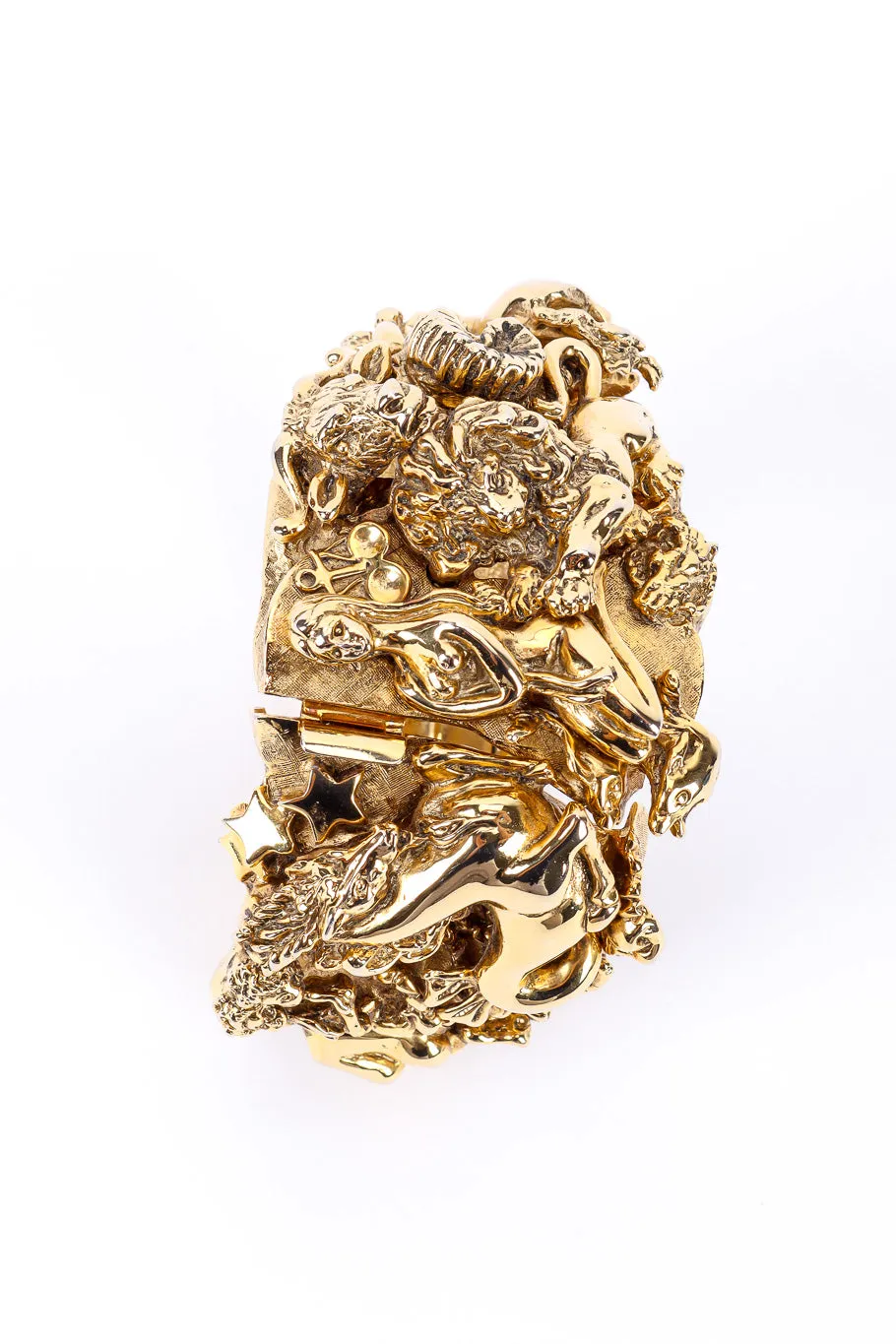 Sculpted Zodiac Cuff Bracelet