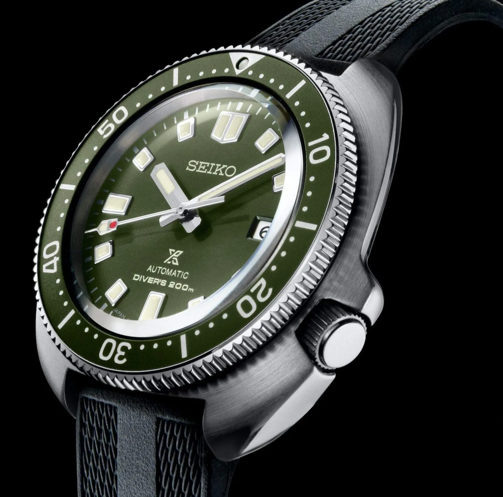 Seiko Prospex Mechanical Automatic 200M Diver Green Turtle "Captain Willard" SPB153