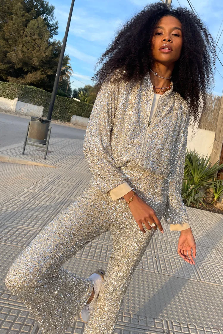 Sequin Bomber