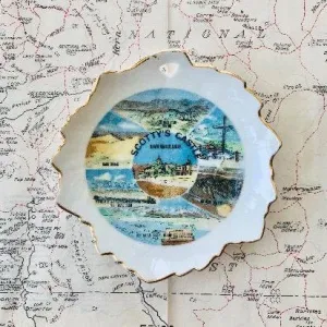 SMALL VINTAGE PLATE | SCOTTY'S CASTLE