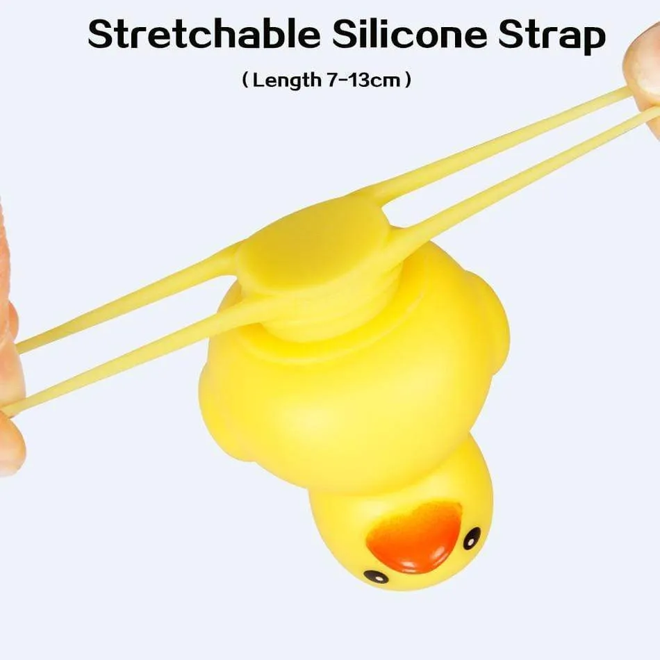 Small Yellow Duck Bell with Bike Motor Helmet Accessories