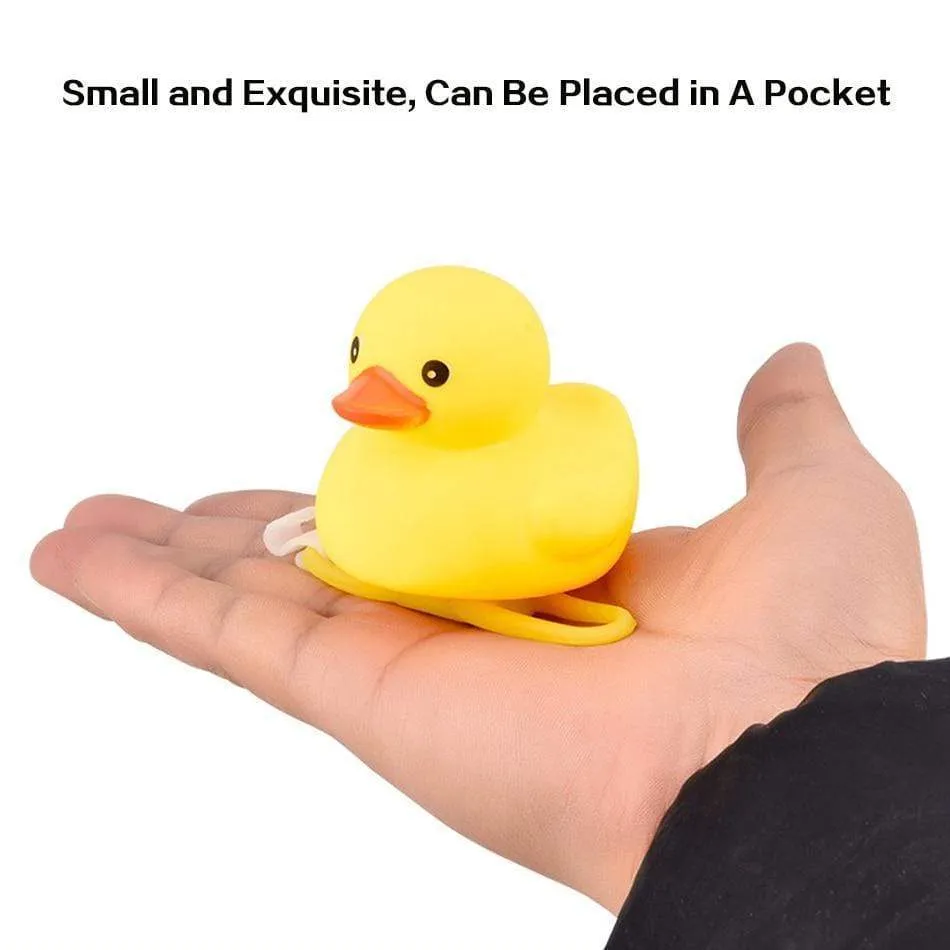 Small Yellow Duck Bell with Bike Motor Helmet Accessories