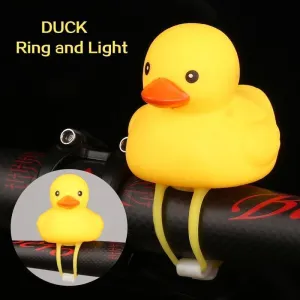 Small Yellow Duck Bell with Bike Motor Helmet Accessories