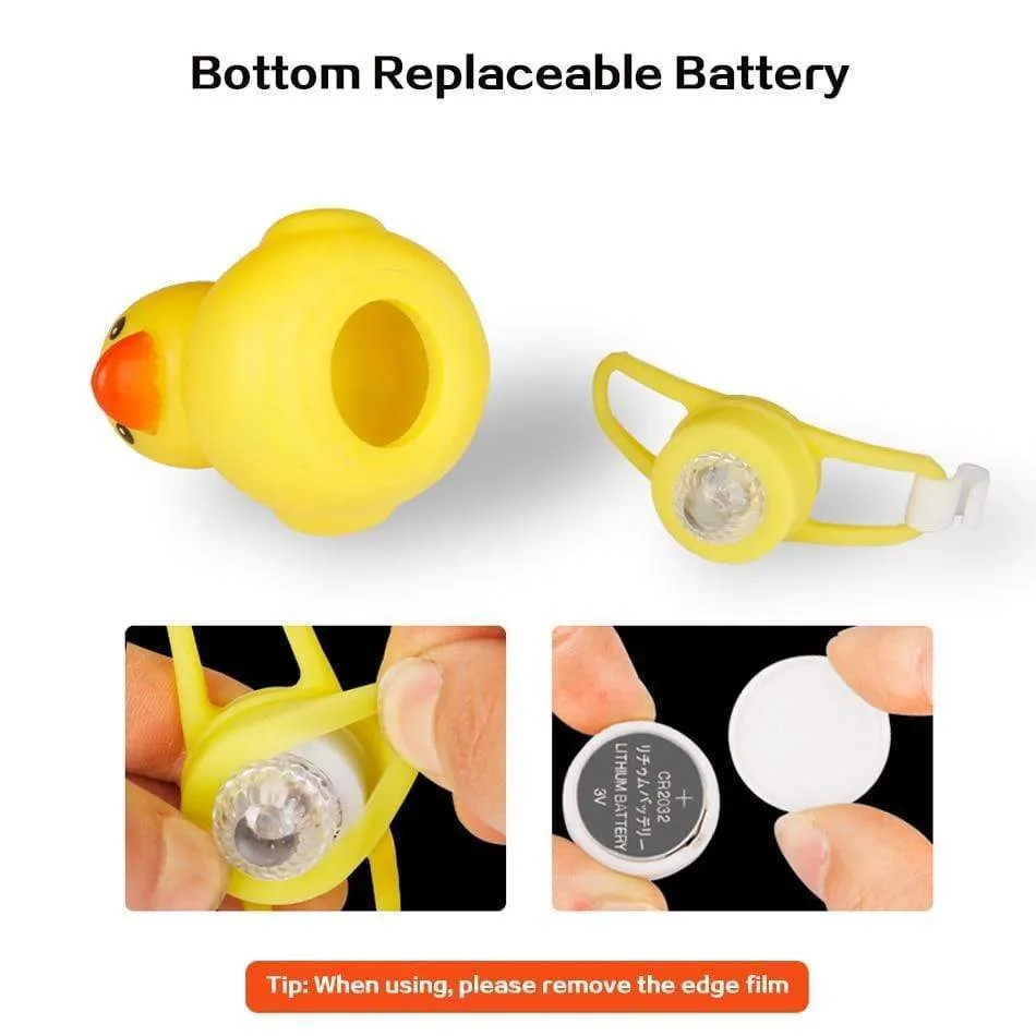 Small Yellow Duck Bell with Bike Motor Helmet Accessories