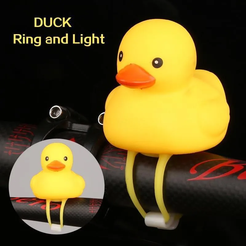 Small Yellow Duck Bell with Bike Motor Helmet Accessories
