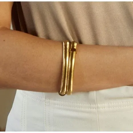 SNAKE BRACELET-GOLD