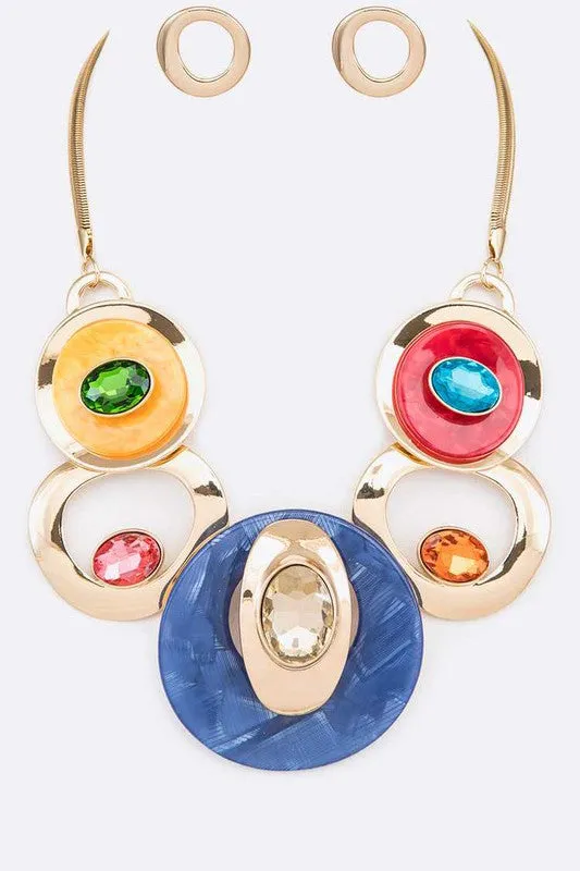 So Classy- Fashion  Necklace Set