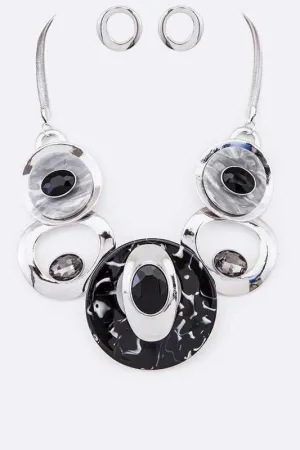 So Classy- Fashion  Necklace Set