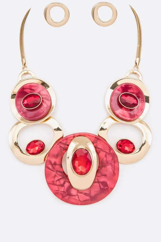 So Classy- Fashion  Necklace Set