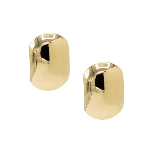 Solid Super Wide Stud Earring