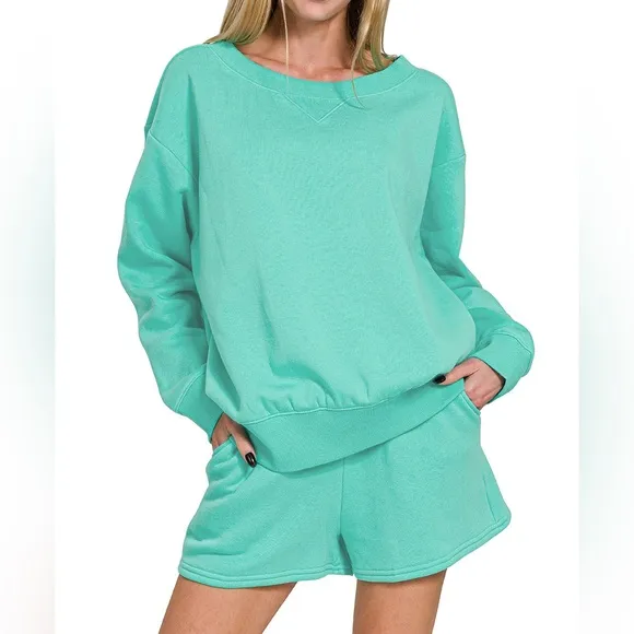 “Sporty Shorts Set” | Mint
