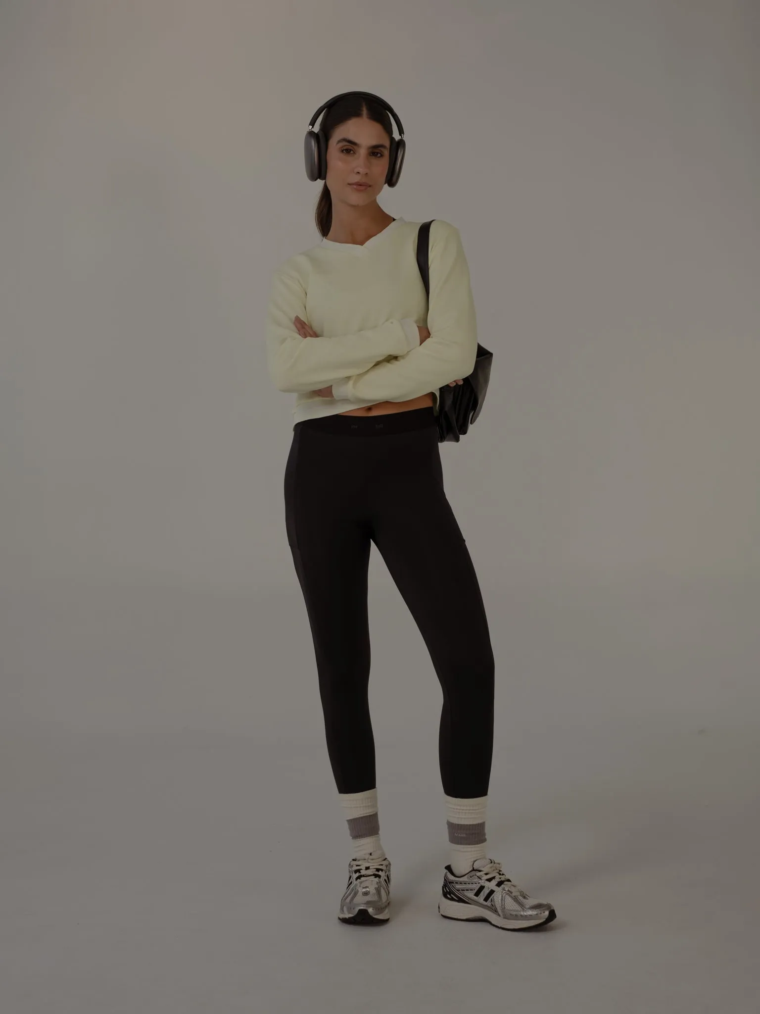 SPORTY SWEATSHIRT  - CREAMY