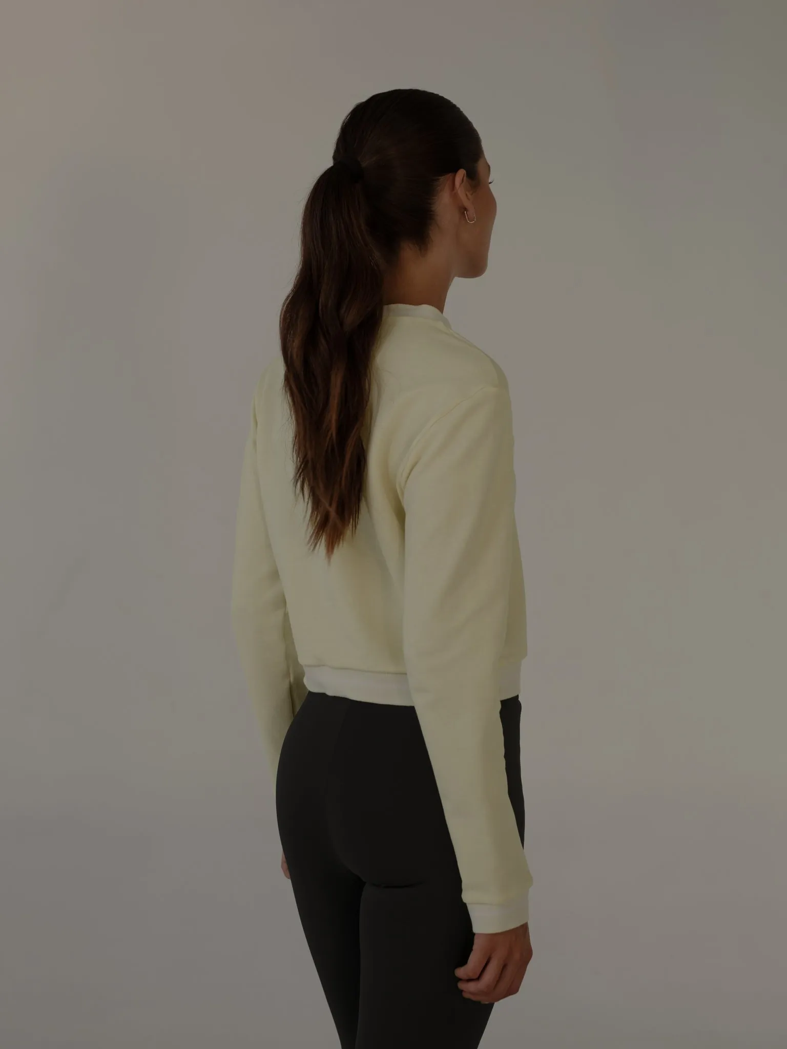 SPORTY SWEATSHIRT  - CREAMY