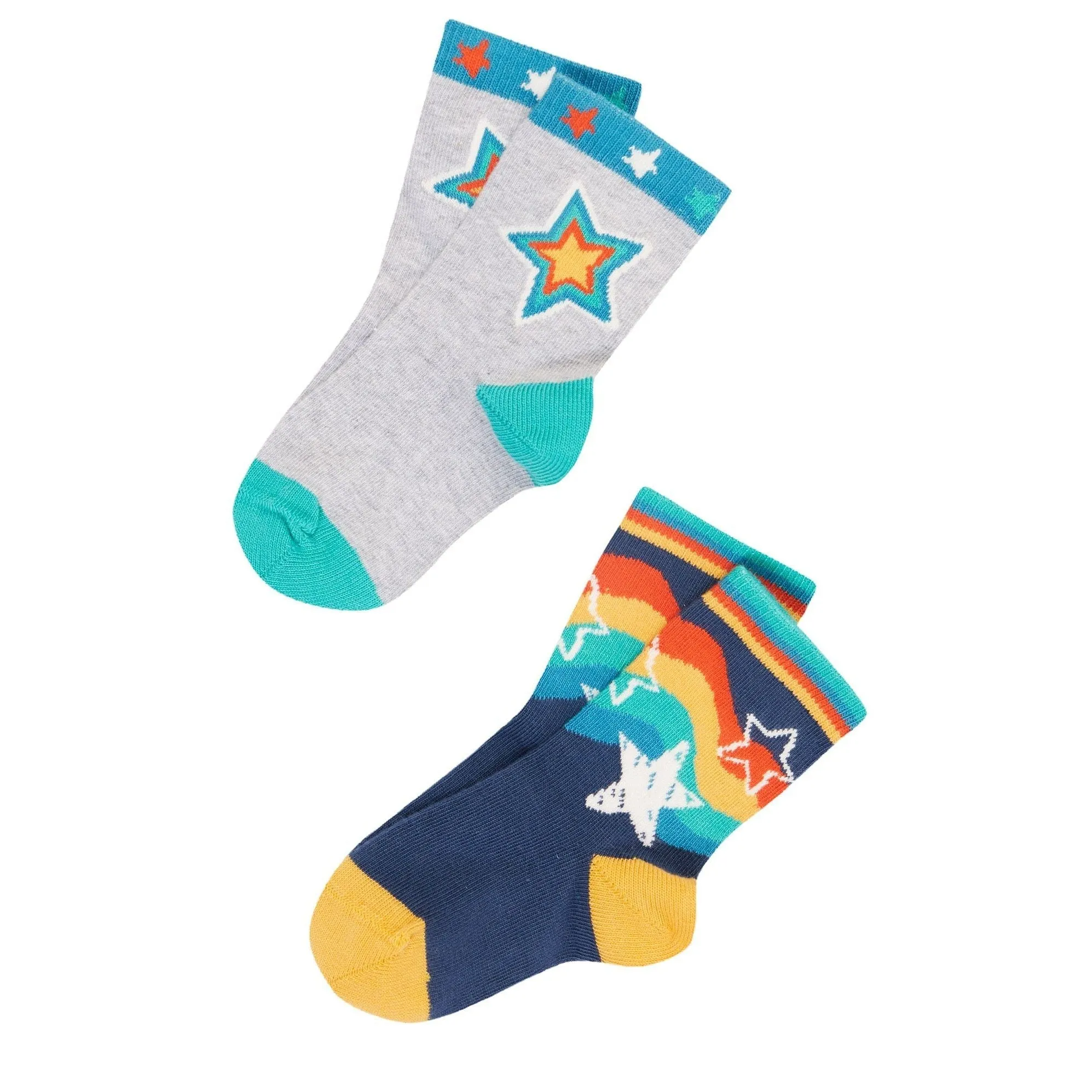Stars Rock My Socks -2 Pack - 1 Left Size 2-4 years