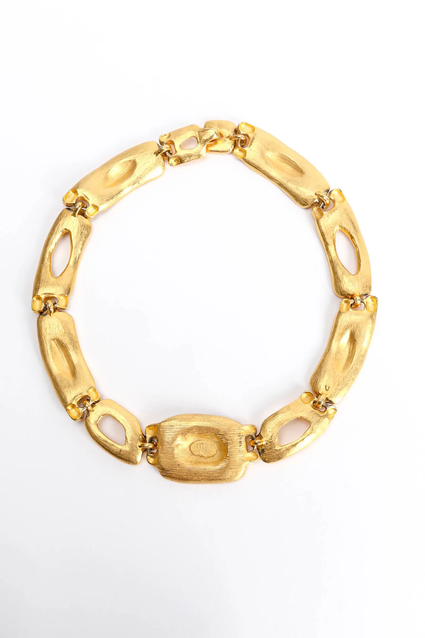 Stone Brutalist Link Necklace