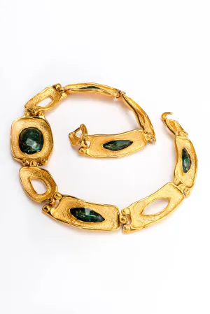 Stone Brutalist Link Necklace